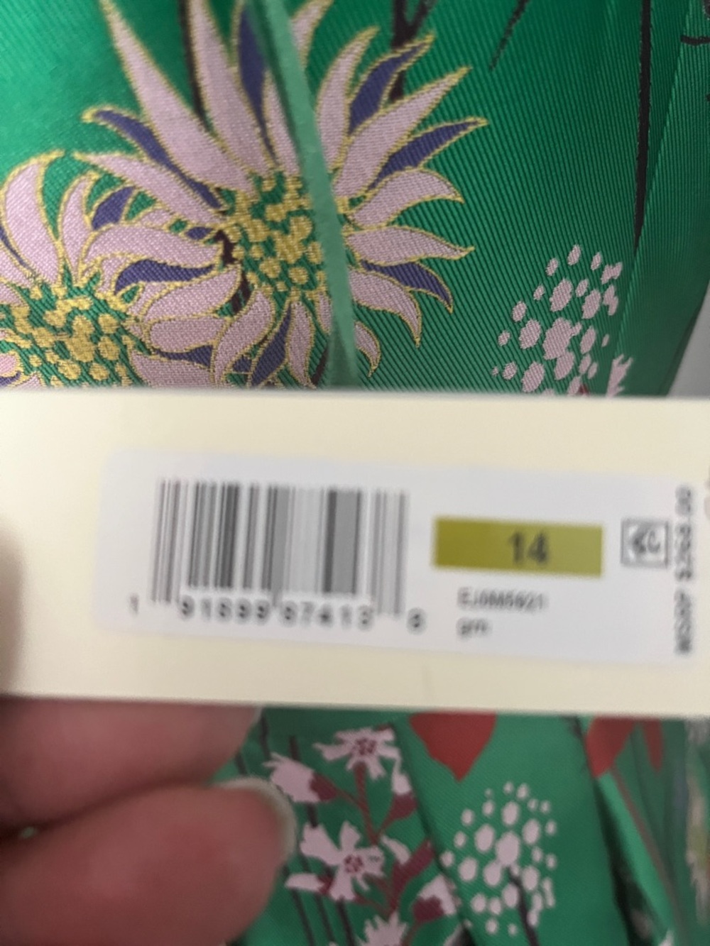Eliza J Emerald Green Floral Midi Dress - Picture 2 of 5